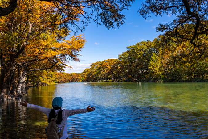 Embracing Frio River at Garner State Park